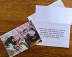 One Huge Hug Greeting Card | Condolences Card | Sending Hugs | 4"x6" | Mourning