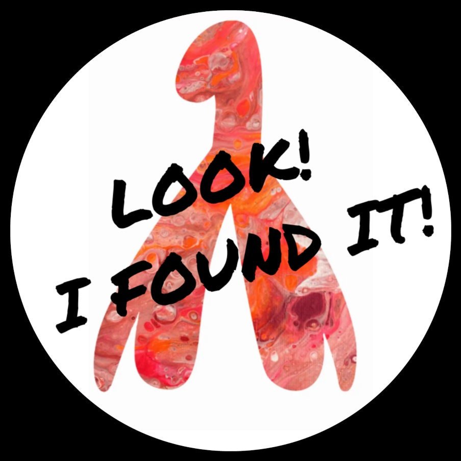 Look I Found It! - 3" Waterproof, Vinyl Sticker - Clitoris internal structure
