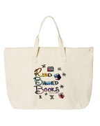 Read Banned Book Tote Bag - XL Tote With Zipper